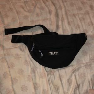 TNA black fanny pack